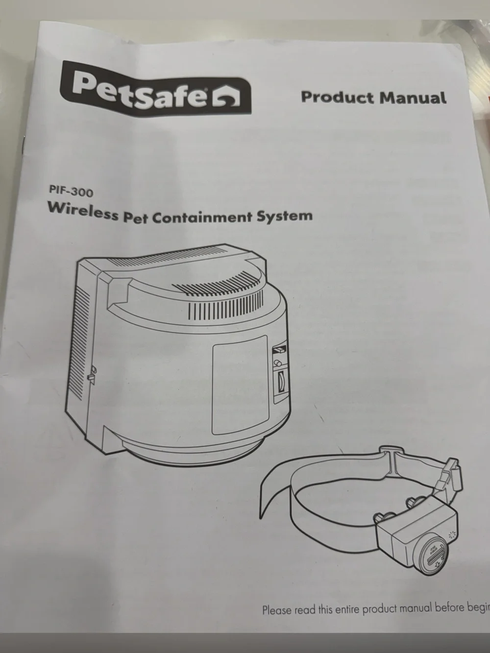 New! PetSafe Wireless Fence System with Red Collar - PetSafe